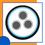 3 core Rubber cable 16 to 24 awg 305m