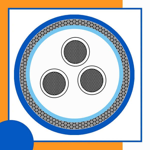3 core Rubber cable 16 to 24 awg 305m