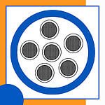 6 core Rubber cable 16 to 24 awg 305m