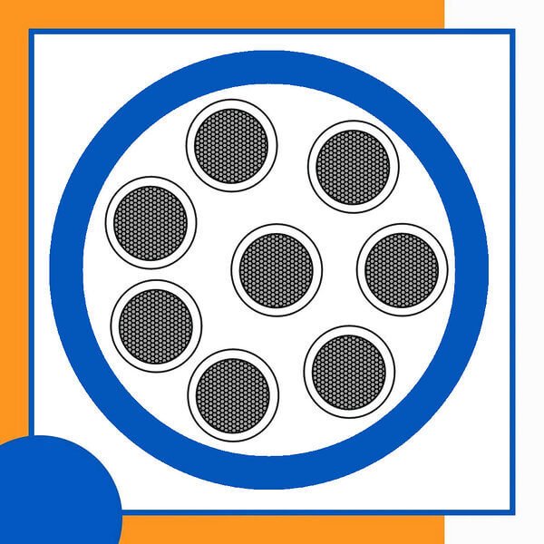 8 core Rubber cable 16 to 24 awg 305m