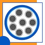 8 core Rubber cable 16 to 24 awg 305m