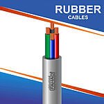 4 core Rubber cable 16 to 24 awg 305m