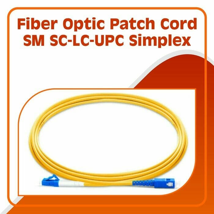Fiber Optic Patch Cord SM SC-LC-UPC Simplex LSZH 10 Meter