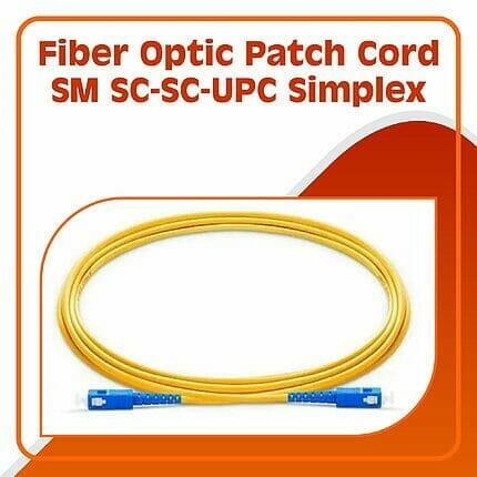 Fiber Optic Patch Cord SM SC-SC-UPC Simplex FCI-S53310Y