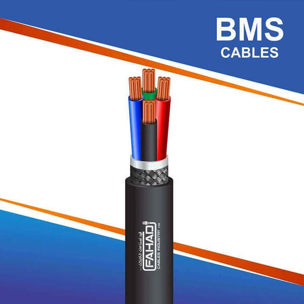 4 core BMS Cable braid shielded PE outdoor 10 to 24 awg 305m
