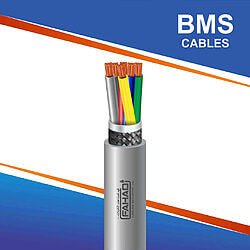 6 core BMS Cable braid shielded pvc 10 to 24 awg 305m 8 core BMS Cable braid shielded pvc 10 to 24 awg 305m