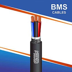 3 core BMS Cable braid shielded PE outdoor 10 to 24 awg 305m