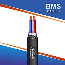 2 core BMS Cable braid shielded outdoor 10 to 24 awg 305m