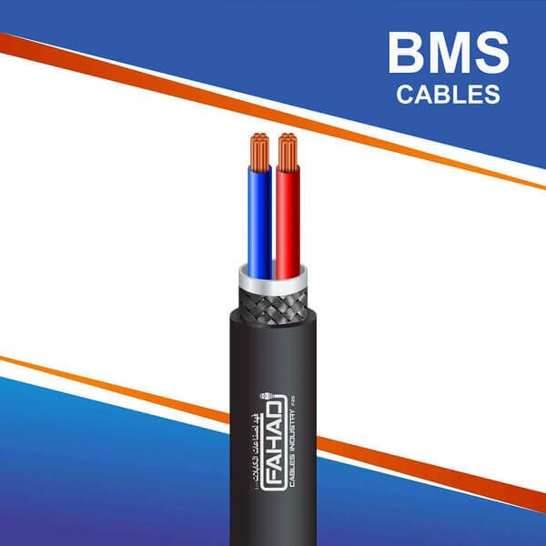 2 core BMS Cable braid shielded outdoor 10 to 24 awg 305m