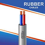 2 core Rubber cable 16 to 24 awg 305m