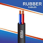 2 core Rubber cable outdoor 16 to 24 awg 305m