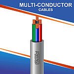 4 core multi-conductor Cable pvc 10 to 24 awg 305m