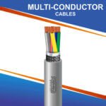 8 core multi-conductor Cable braid shielded pvc 10 to 24 awg