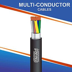 6 core multi-conductor Cable shielded outdoor 10 to 24 awg 305m