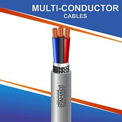 3 core multi-conductor Cable braid shielded pvc 10 to 24 awg 305m 3 core multi-conductor pvc Cable braid shielded 10 to 24 awg 305m