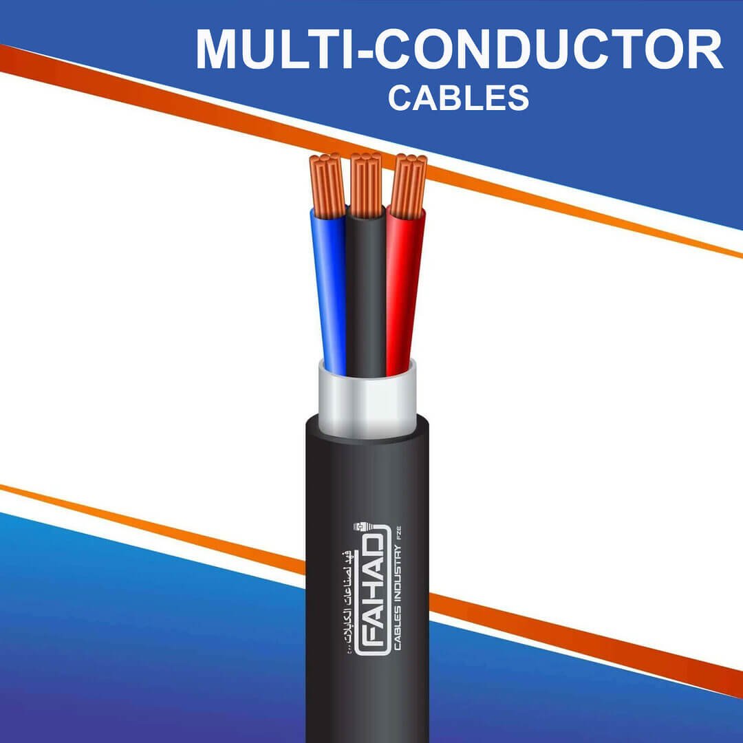 fahad-cables-multi-6 3 core multi-conductor Cable shielded outdoor 10 to 24 awg 305m