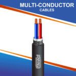 2 core multi-conductor Cable PE braid shielded outdoor 10 to 24 awg 305m