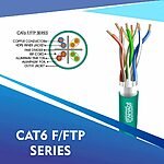 cat6 23 awg 4 twisted pair sftp network cable 305-500m