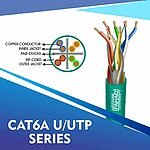 at6a 23 awg 4 twisted pair utp network cable 305-500m