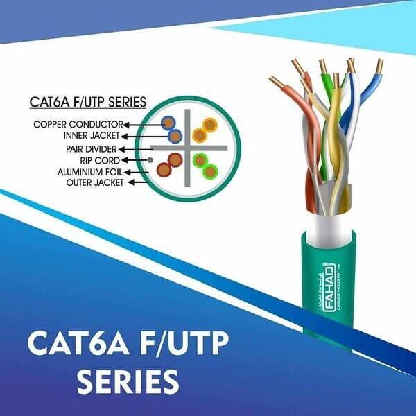 cat6a 23 awg Outdoor 4 twisted pair utp network cable 305-500m