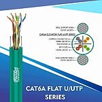 Cat6a f/utp Elevator Flat Cable 23 awg 4 pair 305mO