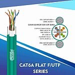 Cat6a f/utp Elevator Flat Cable 23 awg 4 pair 305mI