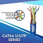 cat6a 23 awg 4 twisted pair utp network