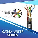 cat6a 23 awg Outdoor 4 twisted pair utp