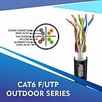 cat6 23 awg Outdoor 4 twisted pair Ftp