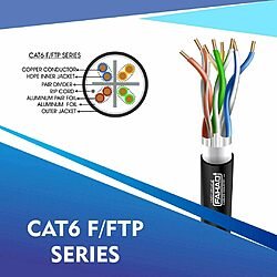 cat6 23 awg Outdoor 4 twisted pair F/ftp
