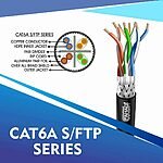 cat6a 23 awg Outdoor 4 twisted pair S/ftp