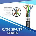 cat6 23 awg 4 twisted pair sf/utp network cable 305-500m