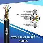 Cat6a f/utp Elevator Flat Cable 23 awg 4 pair 305mI