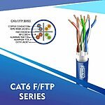 cat6 23 awg 4 twisted pair sftp network cable 305-500m