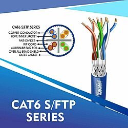 cat6 23 awg 4 twisted pair sftp network