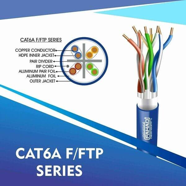 cat6a 23 awg 4 twisted pair f/ftp network