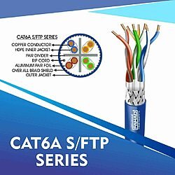cat6a 23 awg 4 twisted pair sftp network