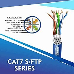 cat7 sftp network cable 23 awg 4 pair LSZH 305m