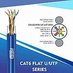 Cat6 u/utp Elevator Flat Cable 23 awg
