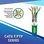cat6 23 awg 4 twisted pair sftp network cable 305-500m