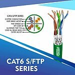 cat6 23 awg 4 twisted pair sftp network cable 305-500m