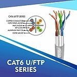 cat6 23 awg 4 twisted pair u/ftp network cable 305-500m