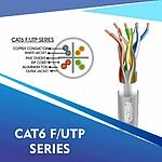 cat6 23 awg Outdoor 4 twisted pair Ftp network cable 305-500m