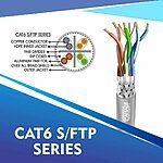 cat6 23 awg 4 twisted pair sftp network cable 305-500m