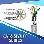 cat6 23 awg 4 twisted pair sf/utp network cable 305-500m