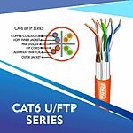 cat6 23 awg 4 twisted pair u/ftp network cable 305-500m