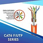 cat6 23 awg Outdoor 4 twisted pair Ftp network cable 305-500m