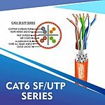 cat6 23 awg 4 twisted pair sf/utp network cable 305-500m