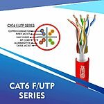 cat6 23 awg Outdoor 4 twisted pair Ftp network cable 305-500m