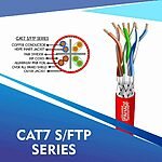 Cat6 u/utp Elevator Flat Cable 23 awg 4 pair 305m